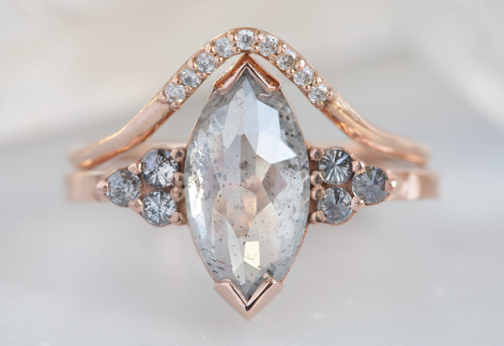 The Ivy Ring with a Marquise Icy White Diamond