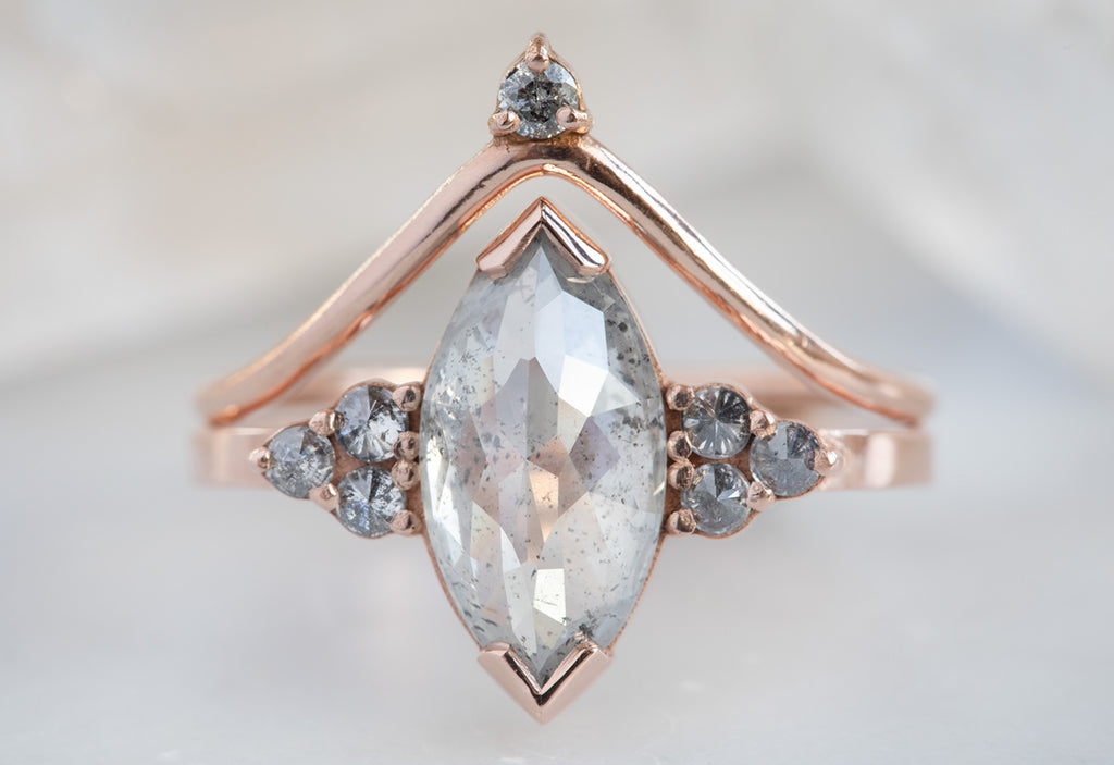 The Ivy Ring with a Marquise Icy White Diamond