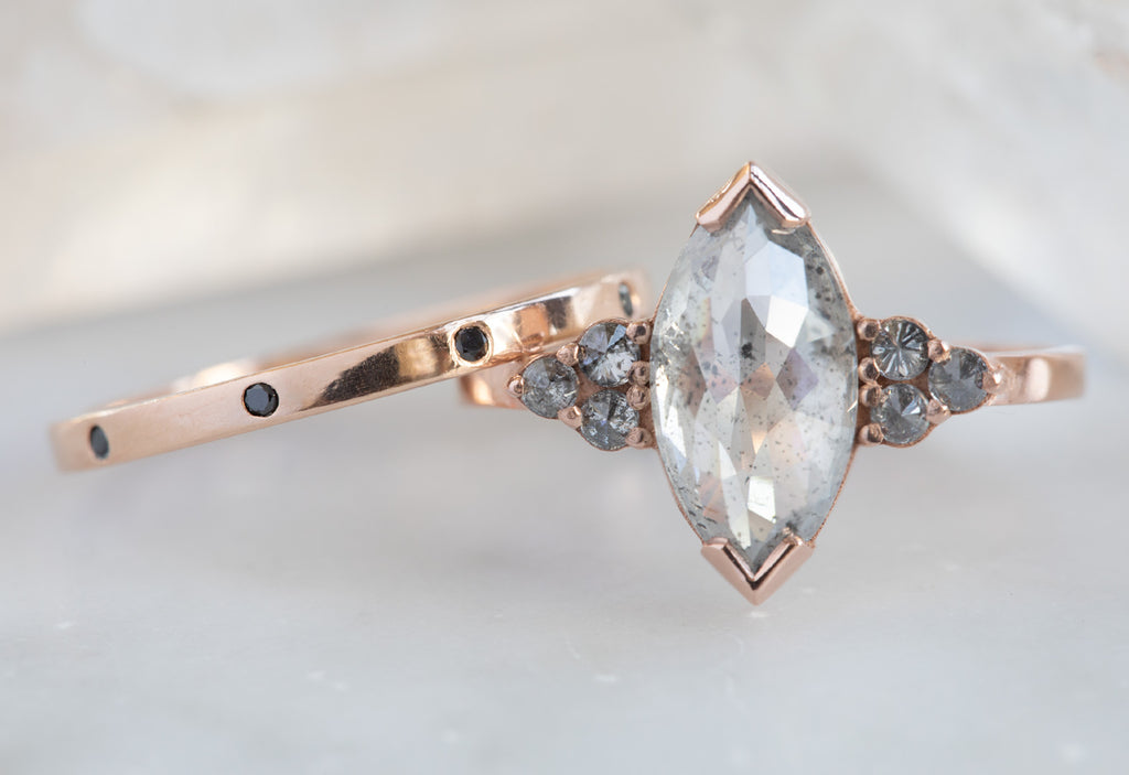 The Ivy Ring with a Marquise Icy White Diamond