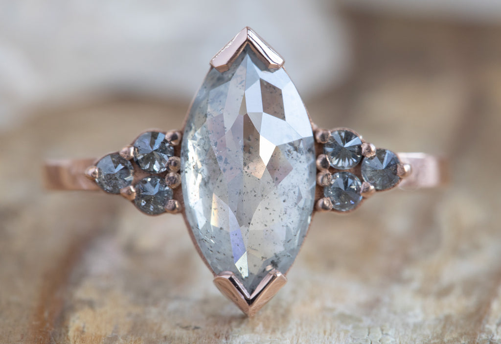 The Ivy Ring with a Marquise Icy White Diamond