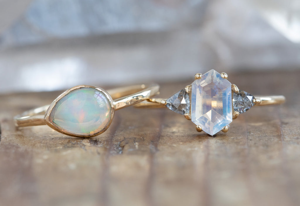 Design Your Own Moonstone / Opal Engagement RingDesign Your Own Moonstone / Opal Engagement Ring