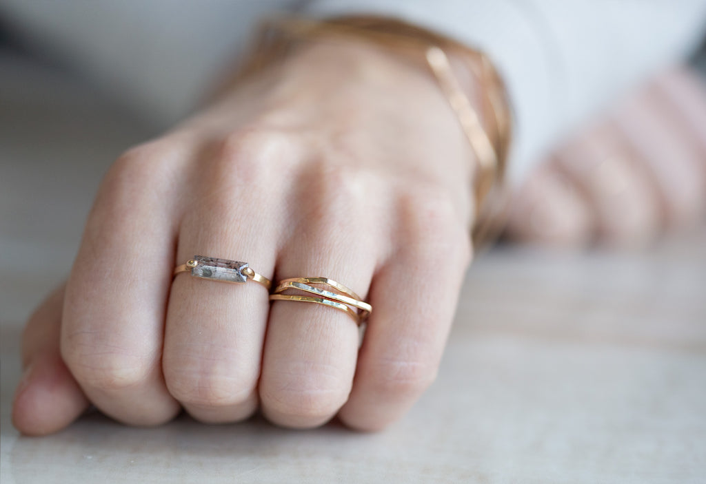 Geometric Stacking Ring Set