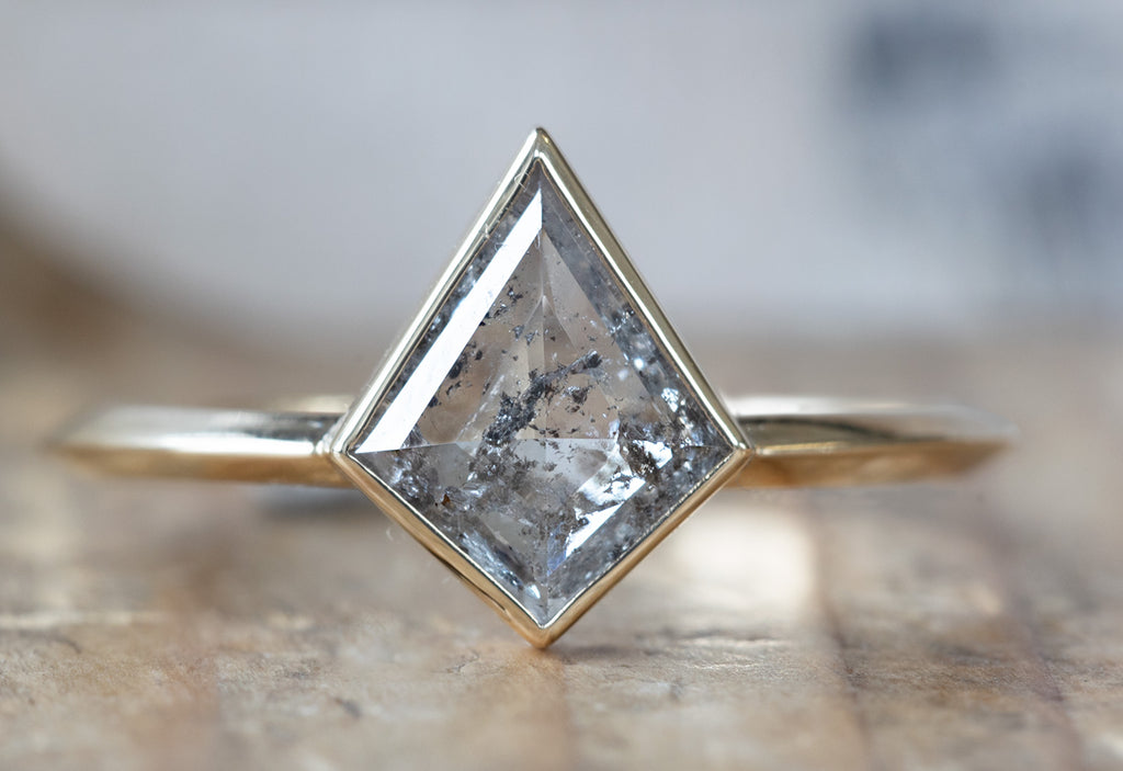 The Hazel Ring with a Kite Diamond