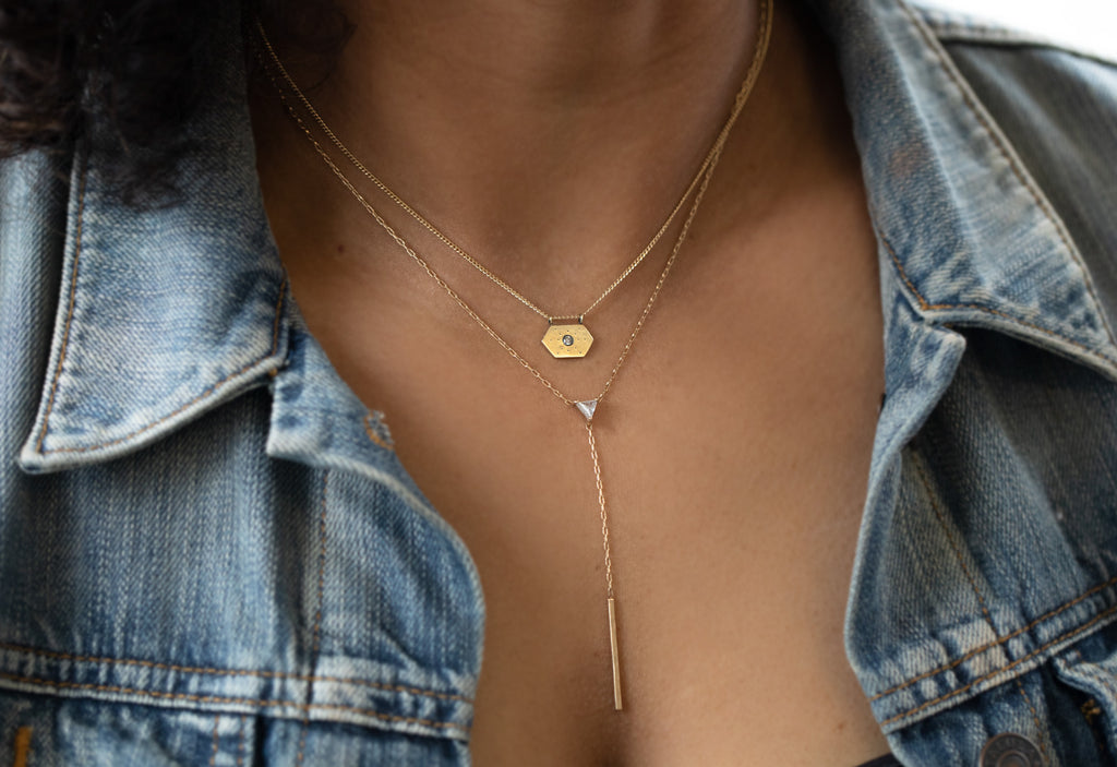 Geometric Stardust Necklace