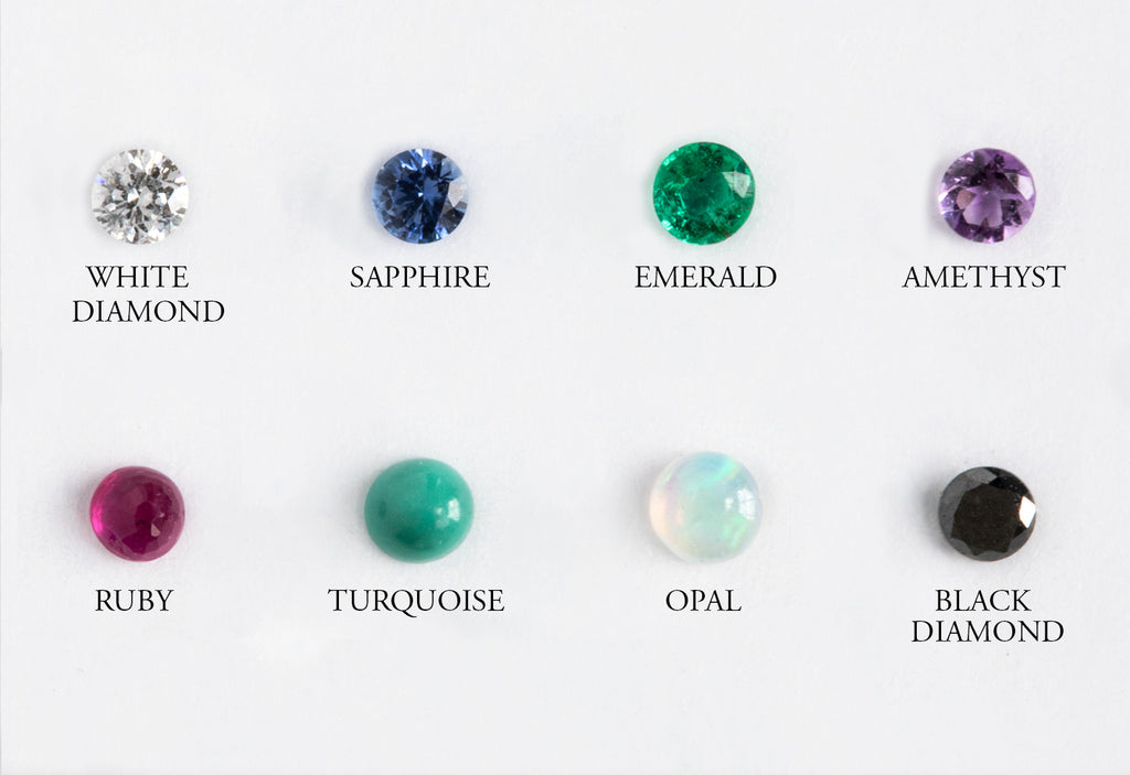 stardust jewelry stone options