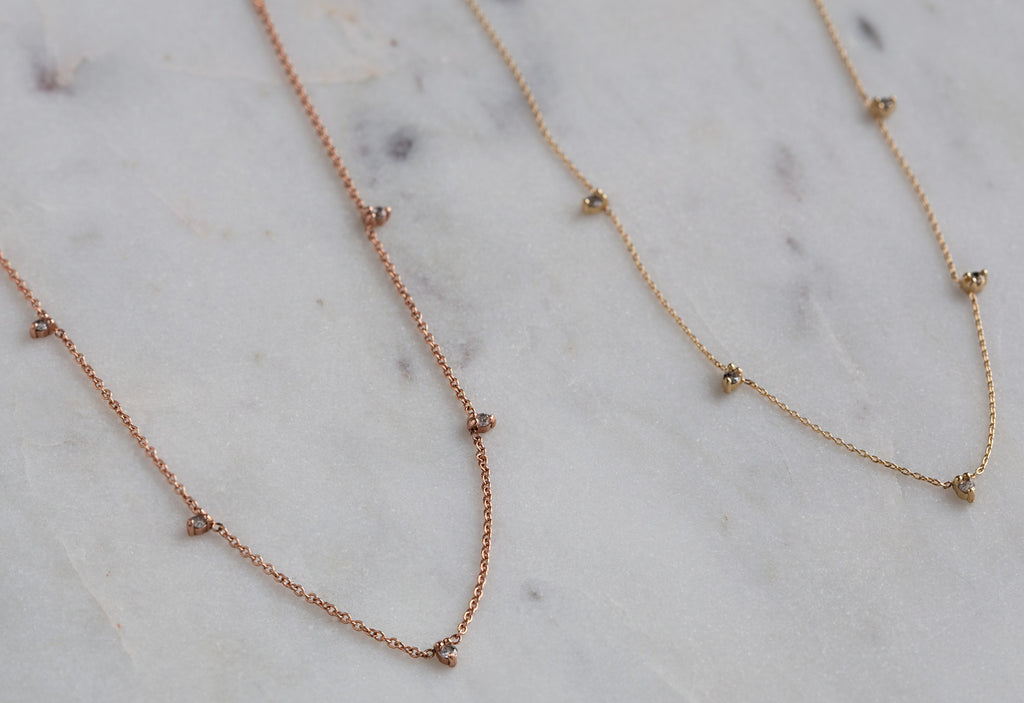 Diamond Sunburst Necklace