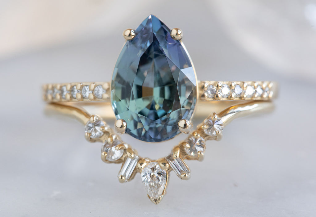 One Of A Kind Tanzanite Engagement Ring & Alexis Russell