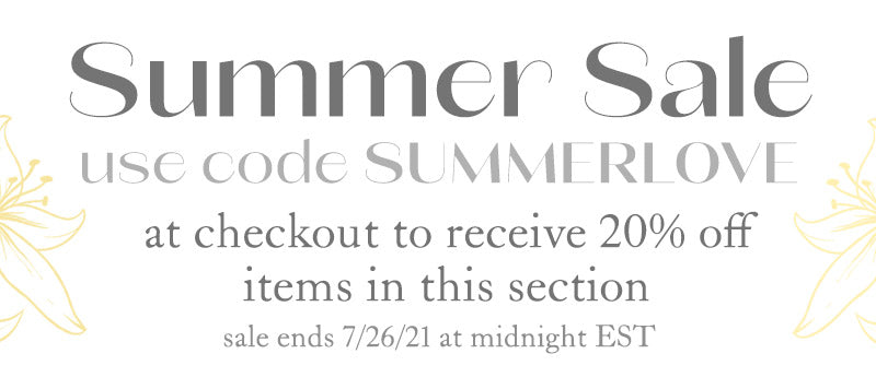 summer sale use code summerlove for 20 percent off at checkout